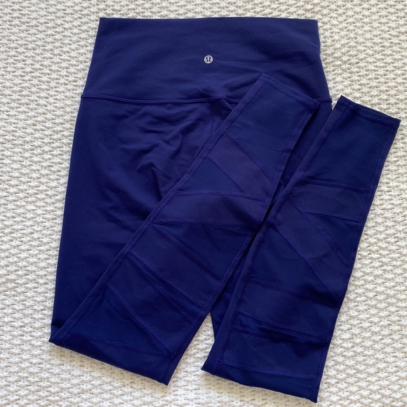 NWOT Lululemon Size 8 | Wunder Under Hi-Rise Tech Mesh Pant - Picture 4 of 7